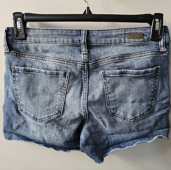 Kut from the Kloth Pants - KUT FROM THE KLOTH Gidget Distressed Frey Denim, Jeans Shorts